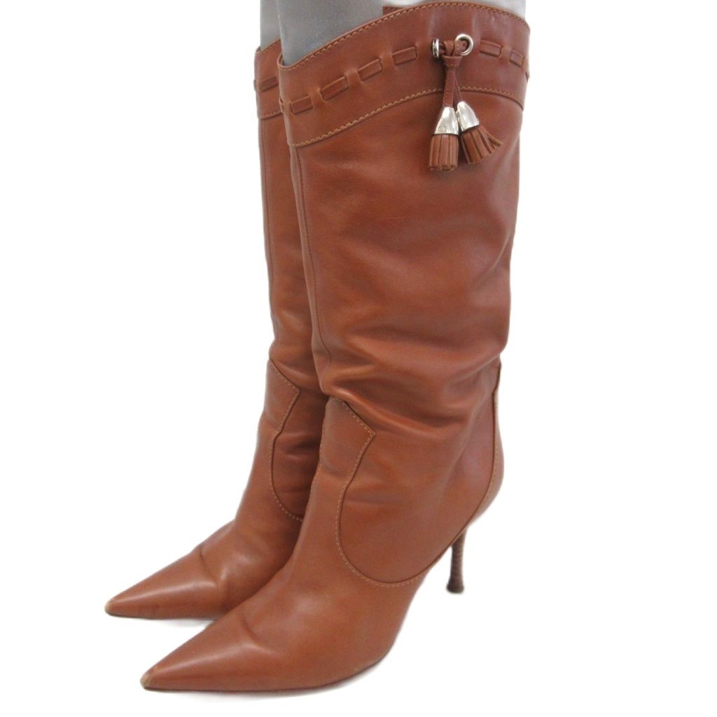 セルジオロッシ Sergio rossi ロングブーツ ポインテッドトゥ