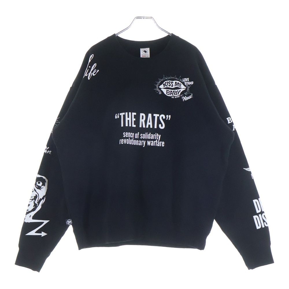 RATS (ラッツ) CRAZY CREW NECK SWEAT 25'RTC-0903 クレイジー クルー