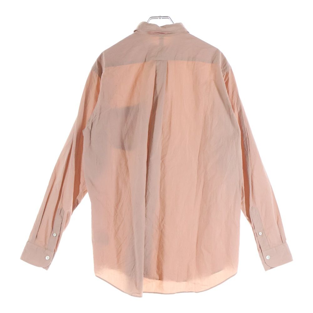 COMOLI (コモリ) 18SS レギュラーカラー コットン長袖シャツ ピンク