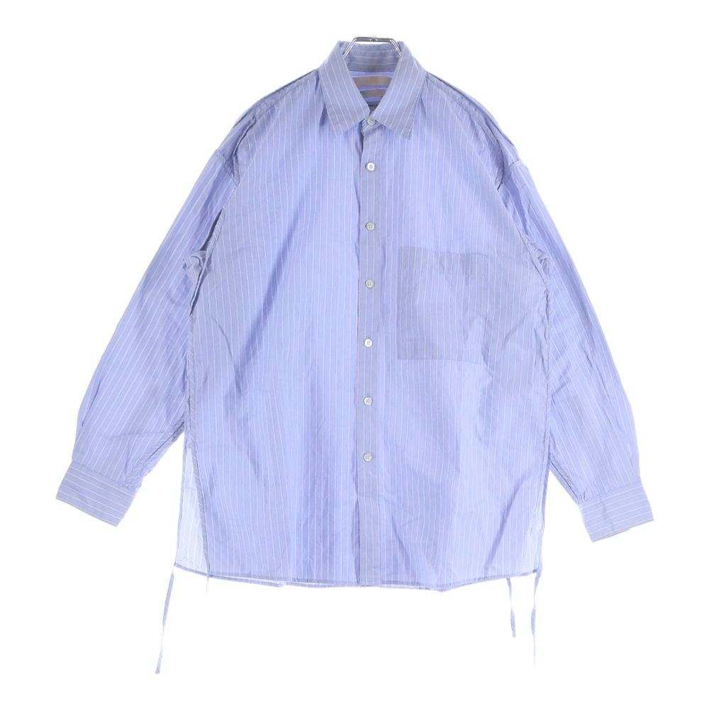 YOKEヨーク　PIPINGSHIRT パイピング長袖シャツ YOKE (ヨーク) 21AW ×THOMAS MASON STRIPED PIPING SHIRT トーマス