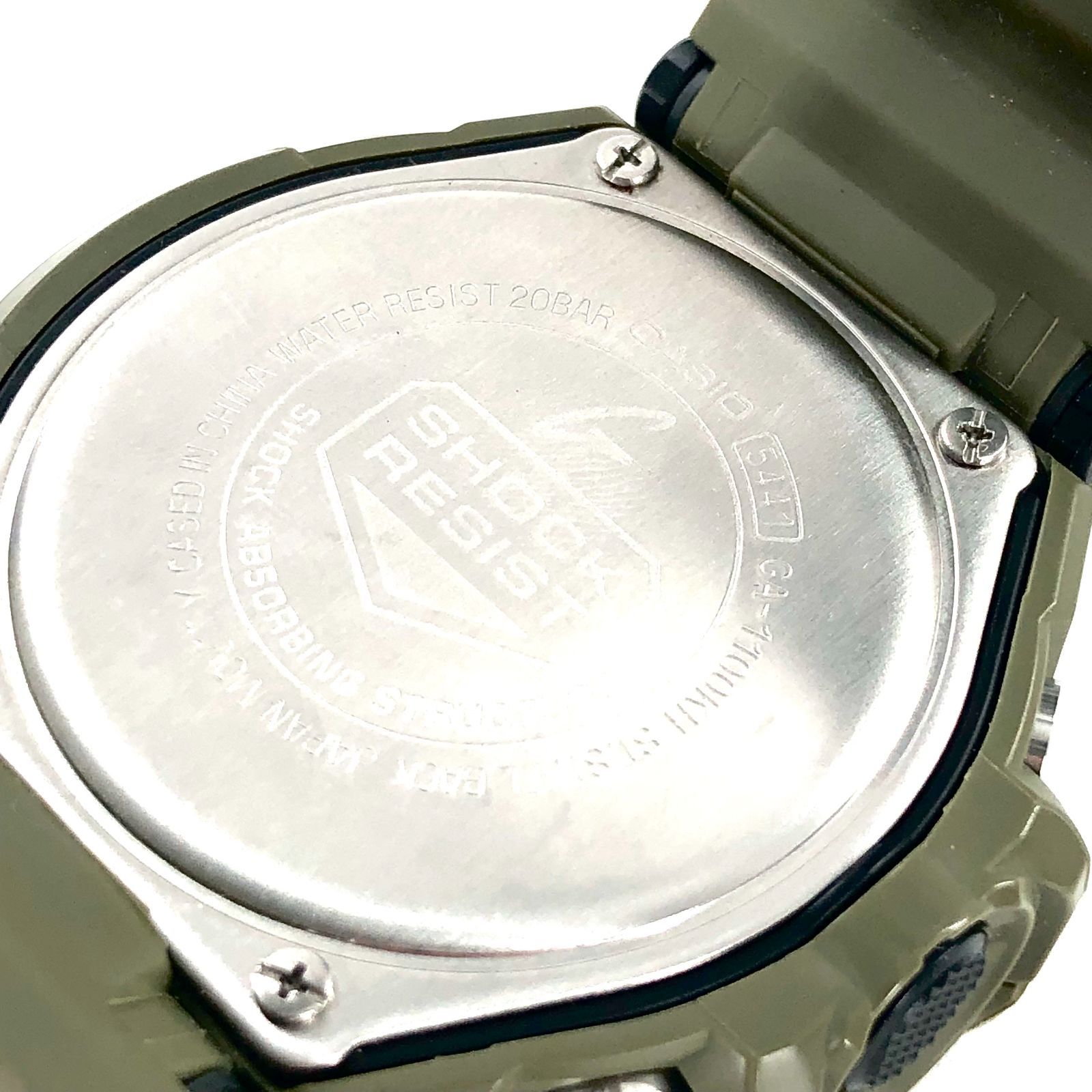 CASIO カシオ G-SHOCK ジーショック GA-1100KH ラバー/QZ ブラック文字