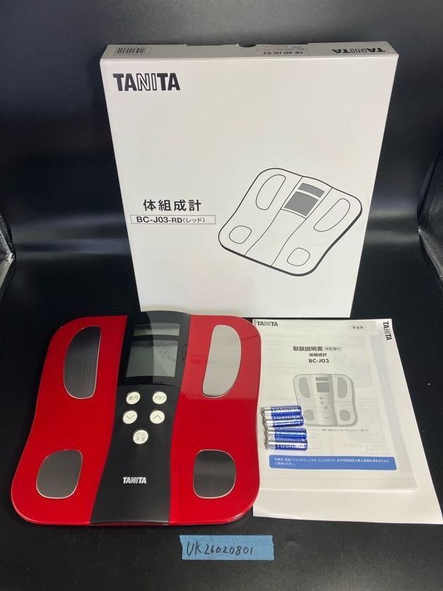 タニタ 体組成計 レッド BC-J03RD 2022年製 【公式通販】