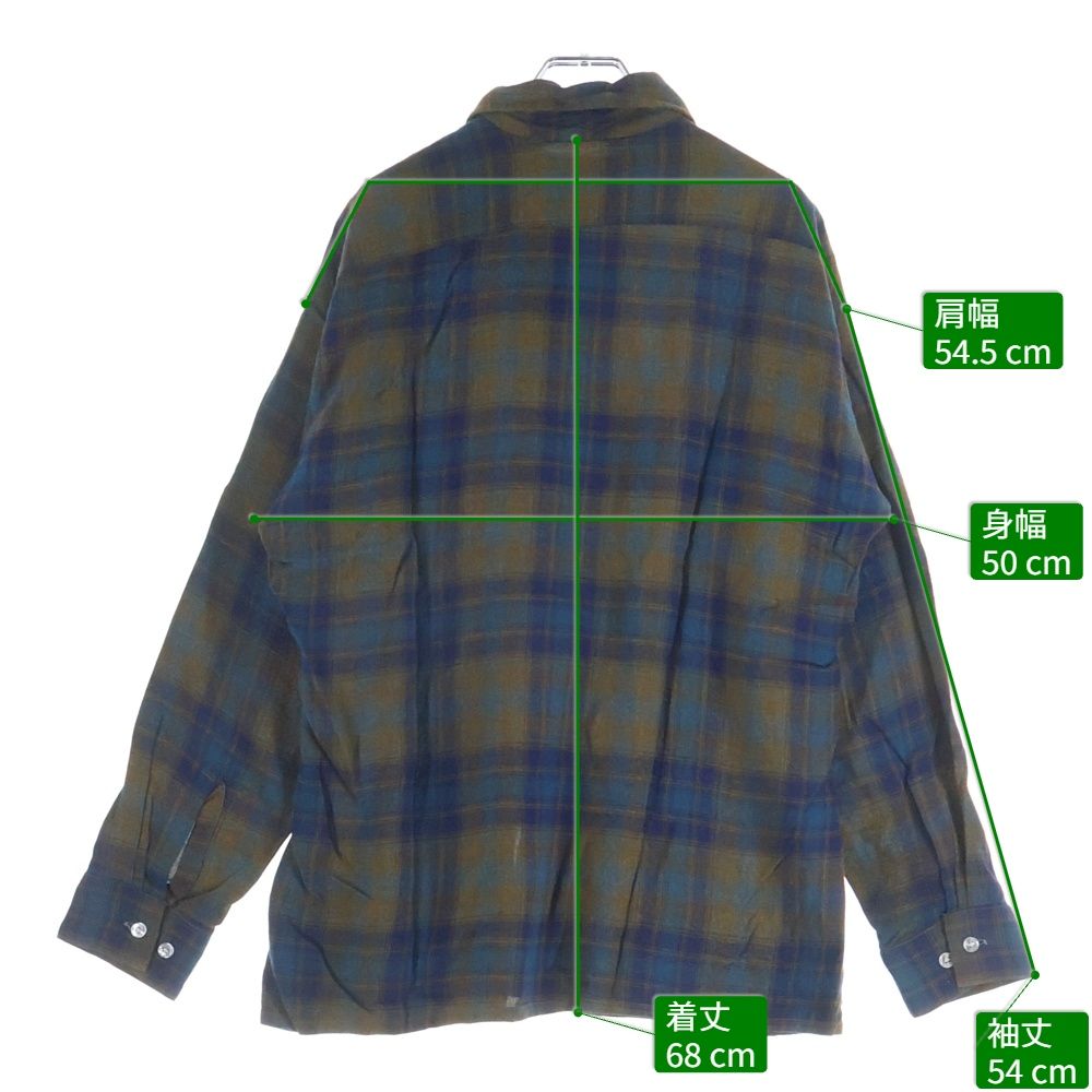 VINTAGE (ヴィンテージ) 60S ARROW CHEVELLA OMBRE CHECK RAYON L/S