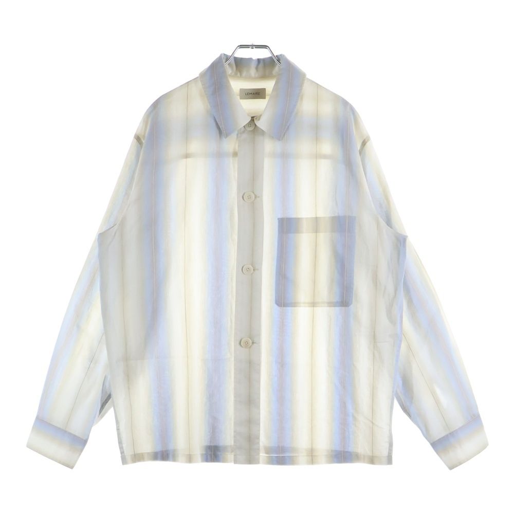 LEMAIRE (ルメール) PYJAMA SHIRT 長袖ストライプシャツ パジャマ