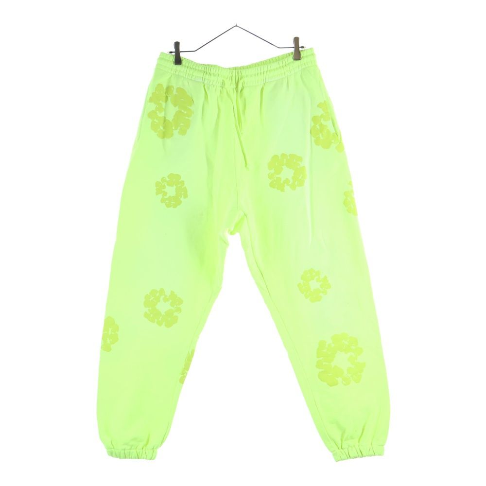 DENIM TEARS (デニムティアーズ) MONO COTTON WREATH SWEAT PANTS NEON