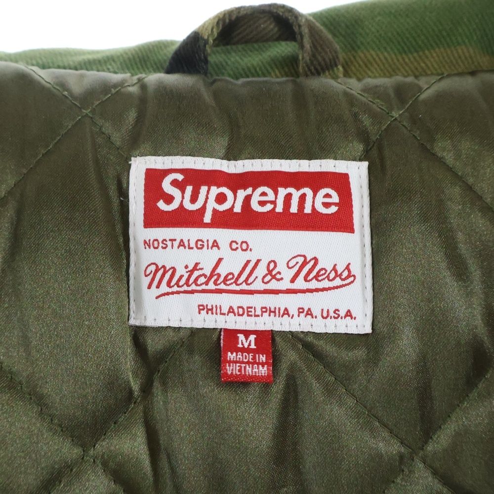 SUPREME (シュプリーム) 24AW ×Mitchell & Ness Twill Stadium Jacket