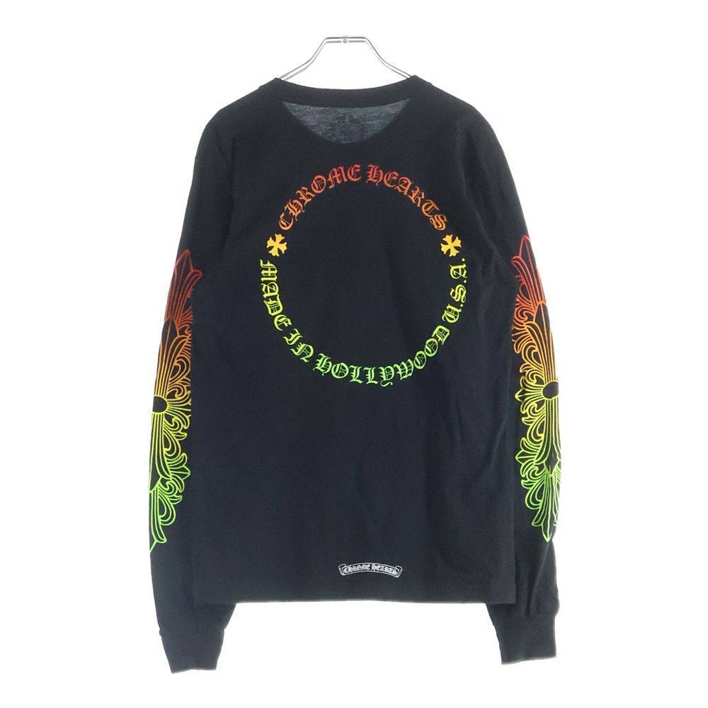 CHROME HEARTS (クロムハーツ) FLRL CRS HORSESHOE LS TEE 袖