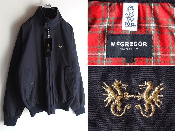 新品タグ付 McGREGOR マクレガー 100周年記念限定 ロゴ刺繍 チェック