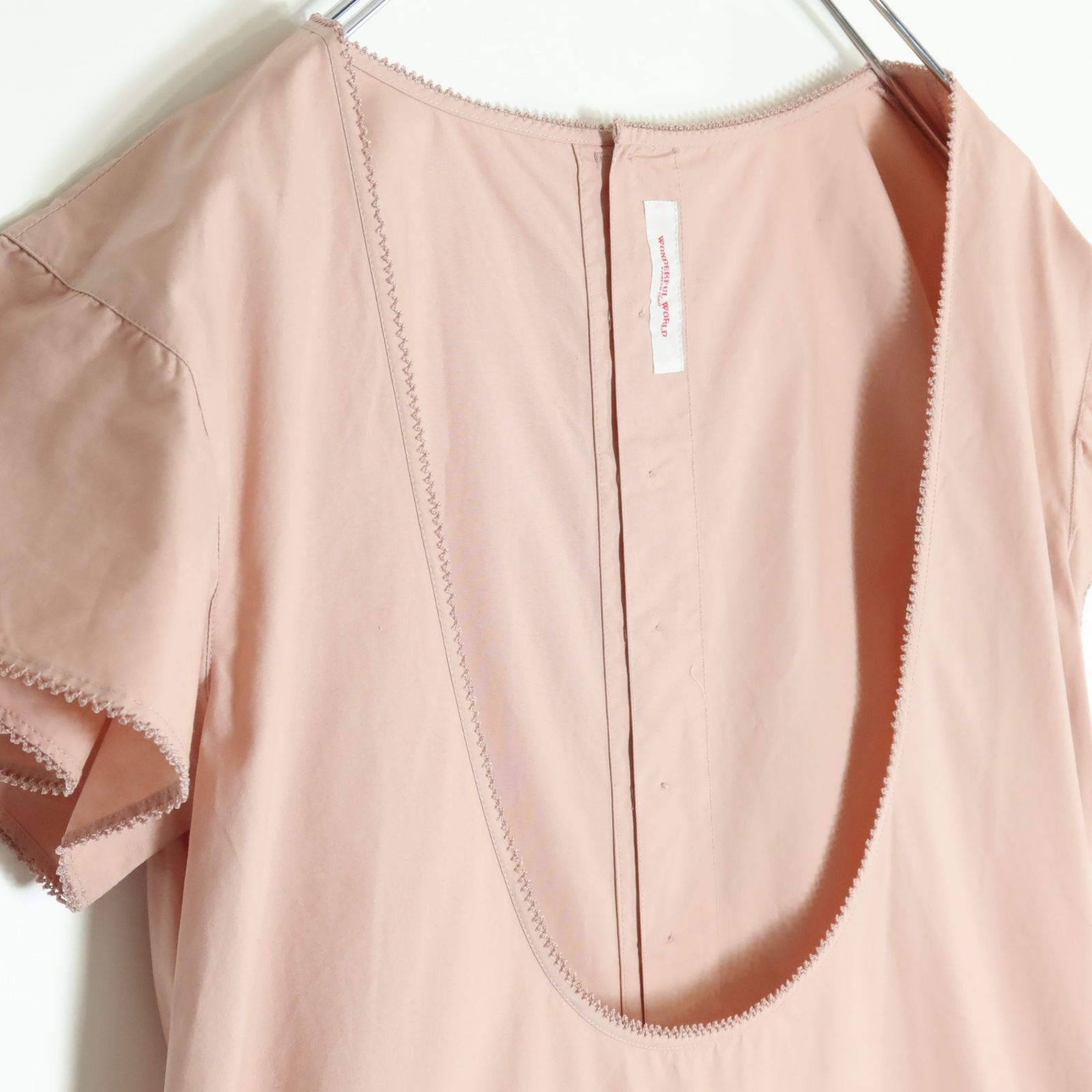 ワンダフルワールド カネコイサオ☆うさぎ刺繍♪ワンピース ジャンパー