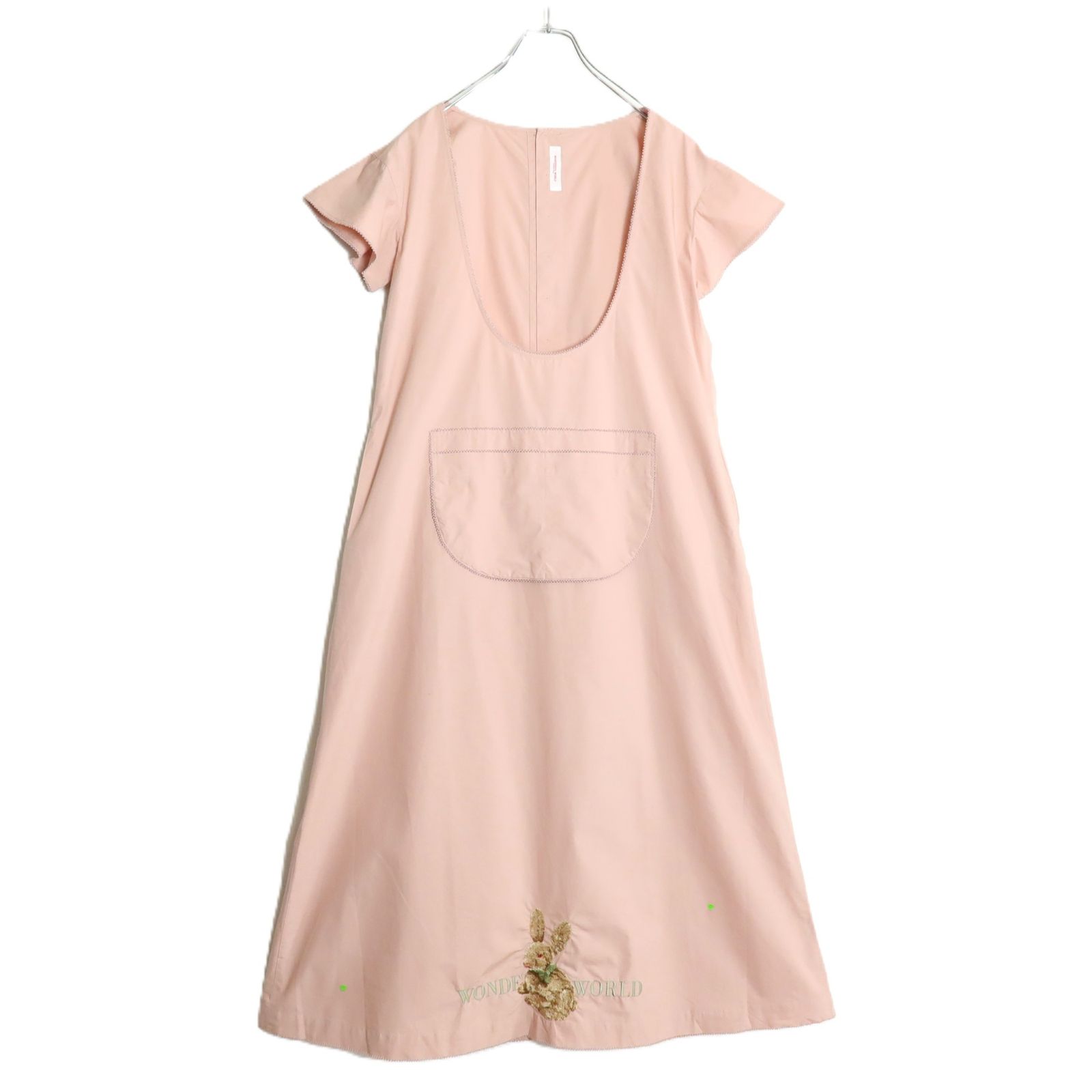 ワンダフルワールド カネコイサオ☆うさぎ刺繍♪ワンピース ジャンパー