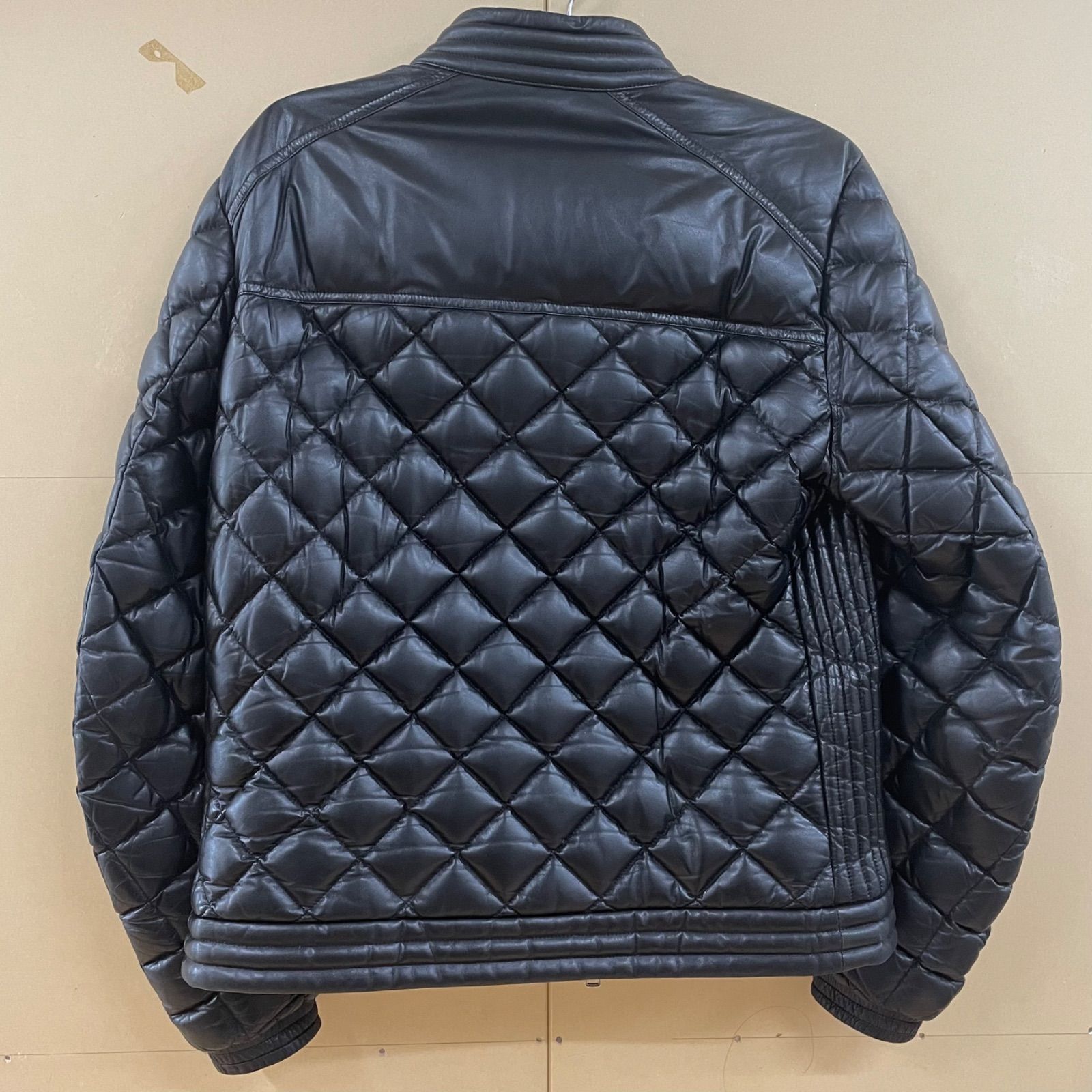 ◎MONCLER モンクレール GEMOT ジェモット レザーダウンジャケット