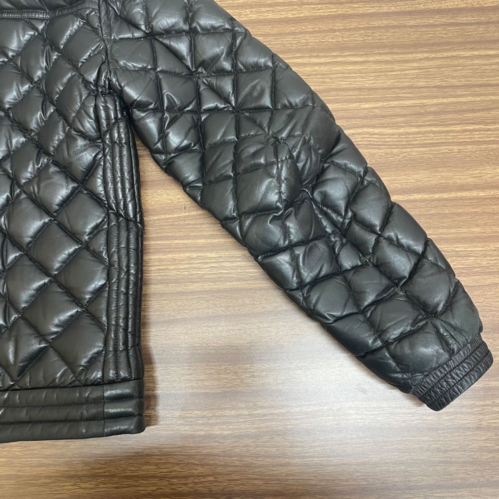 ◎MONCLER モンクレール GEMOT ジェモット レザーダウンジャケット