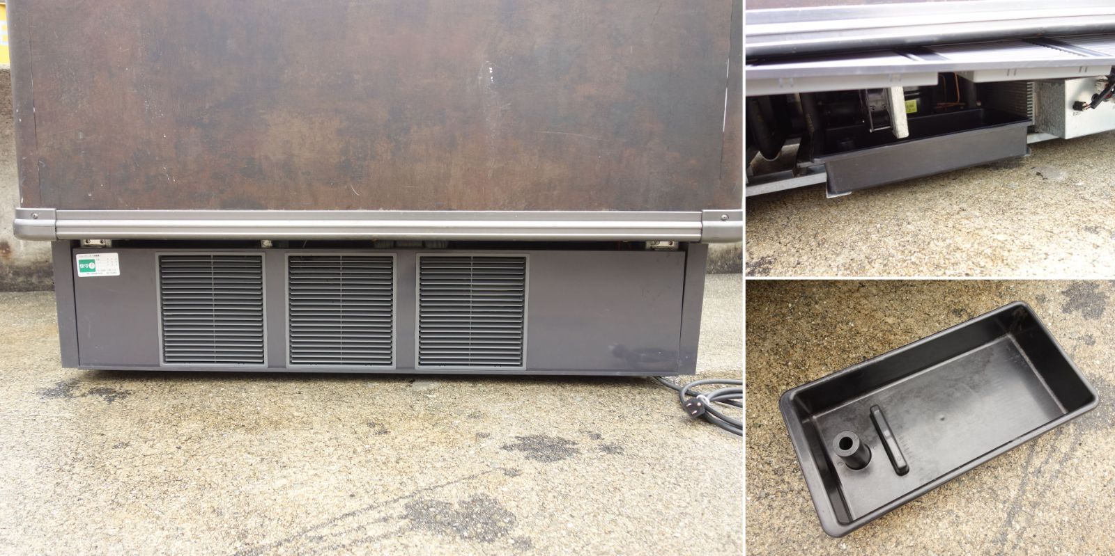 中古】【西濃支店止め】K▽フクシマ 業務用 冷蔵ショーケース 平型