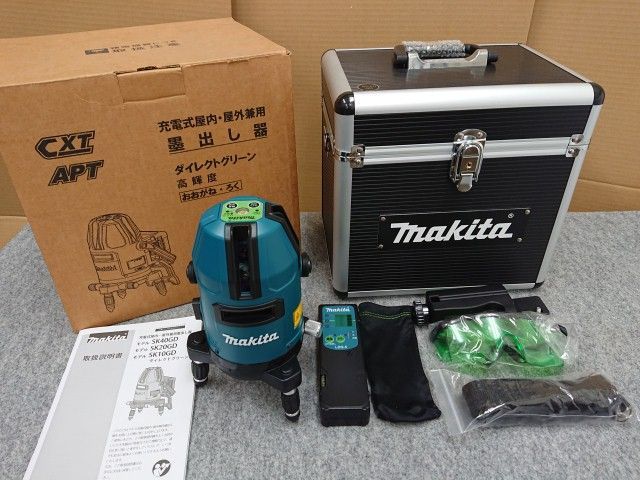 【未使用品】 マキタ SK20GD 充電式屋内・屋外兼用墨出し器 makita