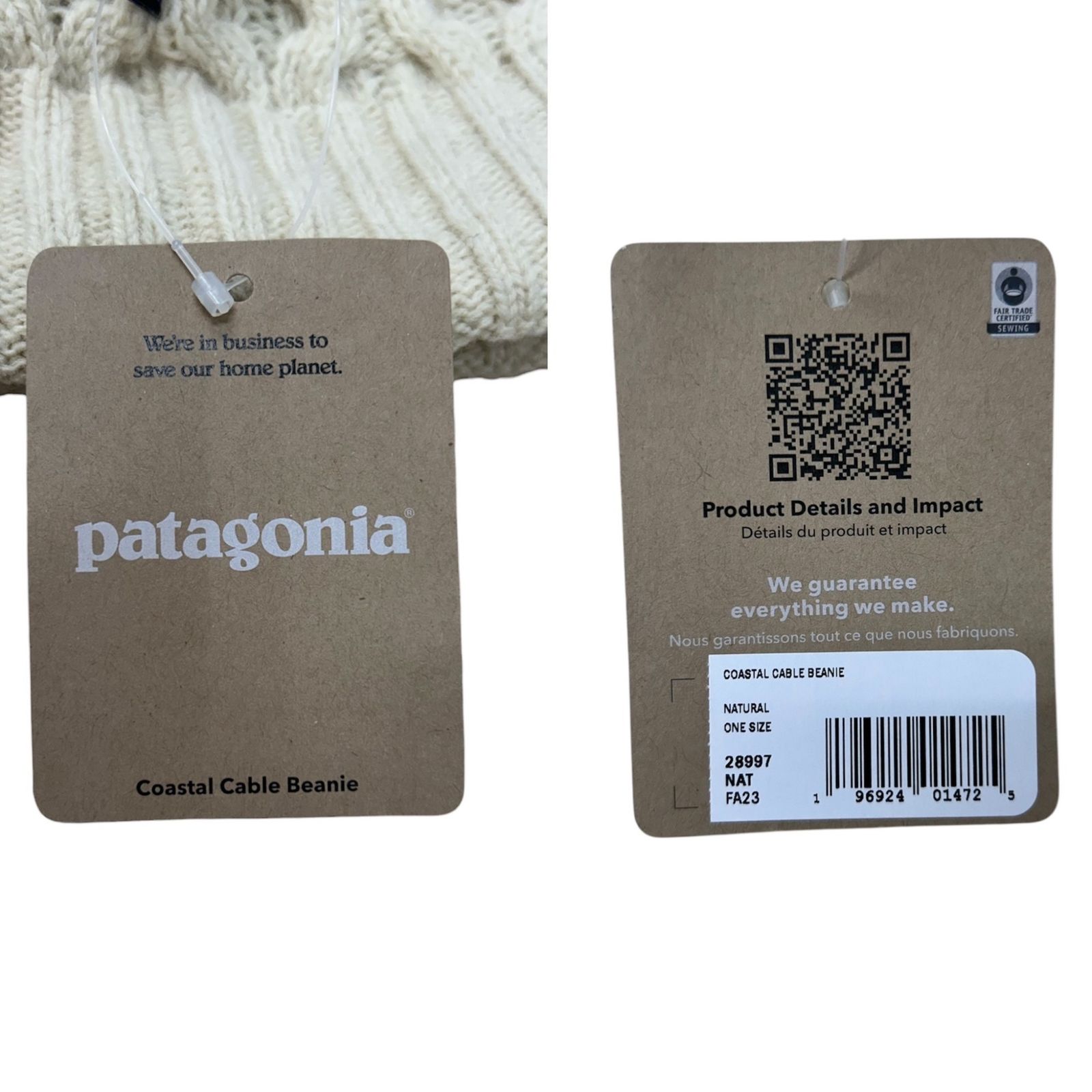 patagonia (パタゴニア) COASTAL CABLE BEANIE コースタル ケーブル