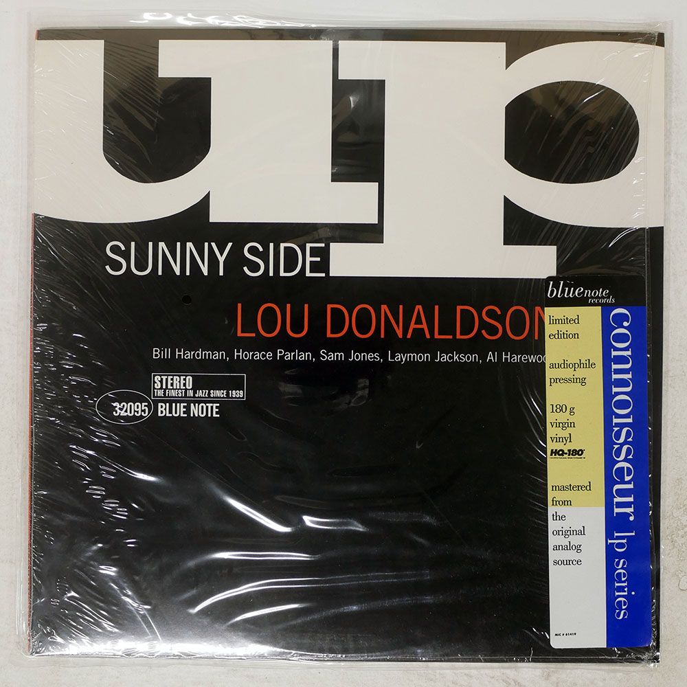 米 重量盤 US盤 LOU DONALDSON/SUNNY SIDE UP/BLUE NOTE B132095 LP