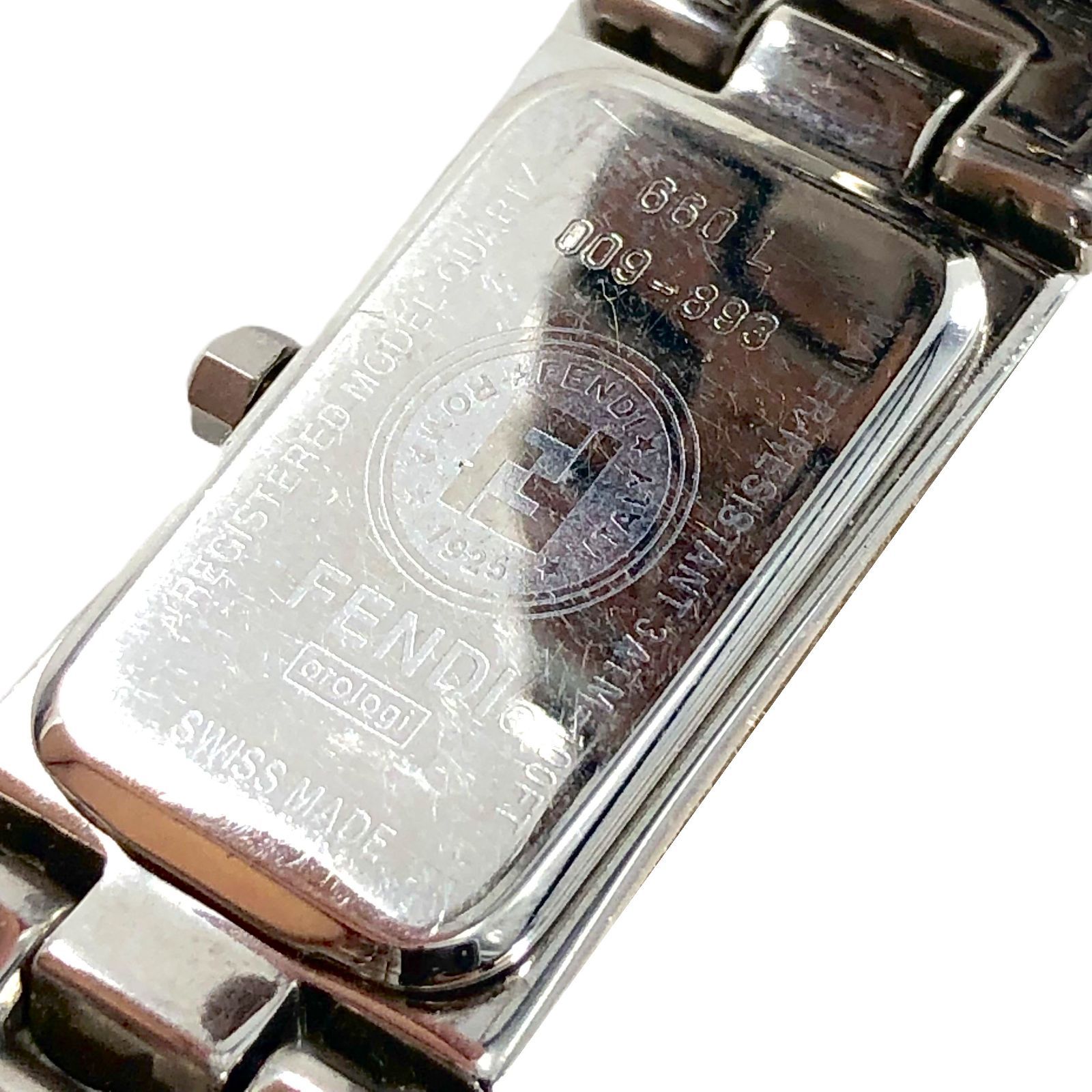 FENDI フェンディ 660L オロロジ SS/QZ ネイビー文字盤 レディース