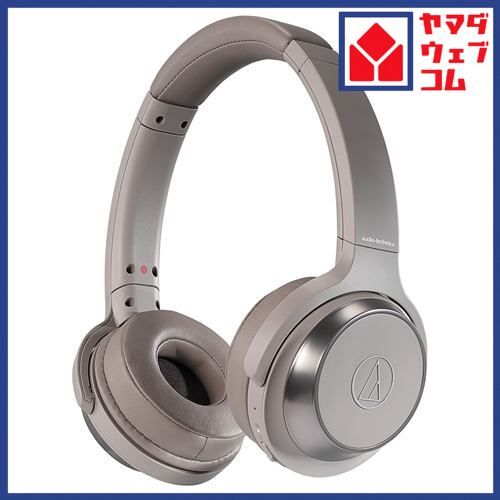 オーディオテクニカ ATH-WS330BT KH ワイヤレスヘッドホン 重低音 マイク対応 カーキ