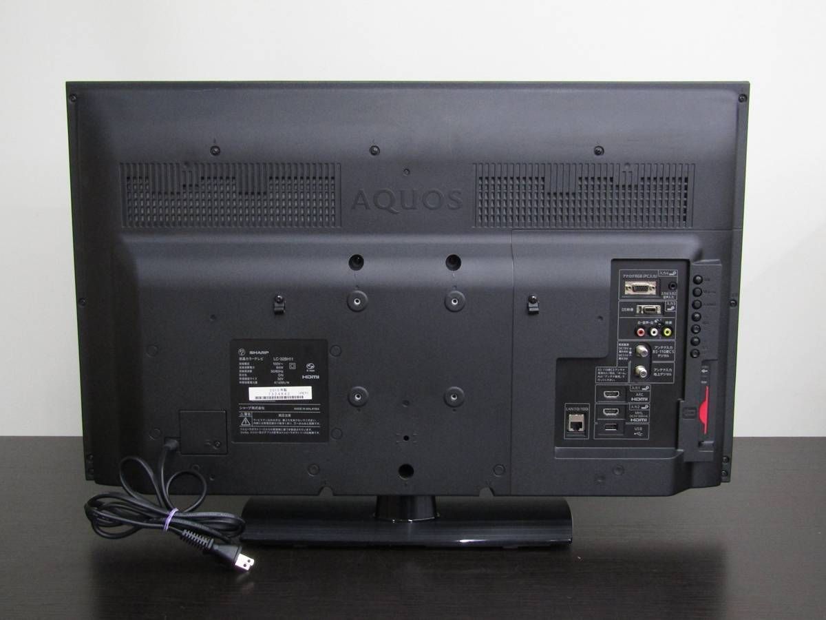 シャープ 32V型 液晶テレビ アクオス LC-32BH11 2015年製 NO1 視聴動作