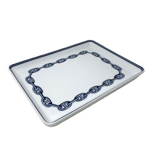 新品同様】HERMES エルメス シェーヌダンクル スクエアプレート