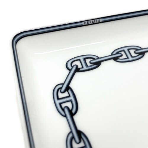 新品同様】HERMES エルメス シェーヌダンクル スクエアプレート