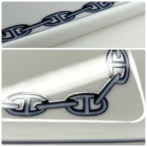 新品同様】HERMES エルメス シェーヌダンクル スクエアプレート