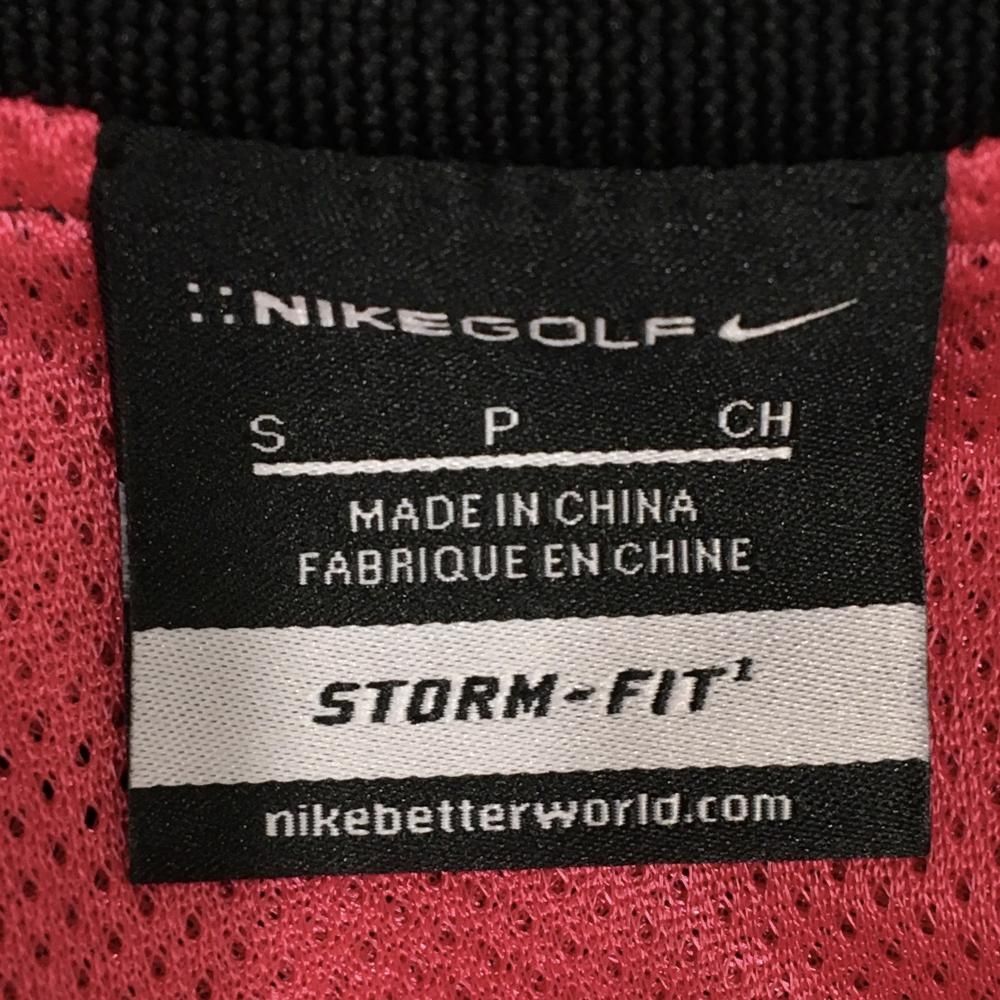 超美品】ナイキゴルフ 2WAYスニード 黒×ピンク STORM-FIT ブルゾン V