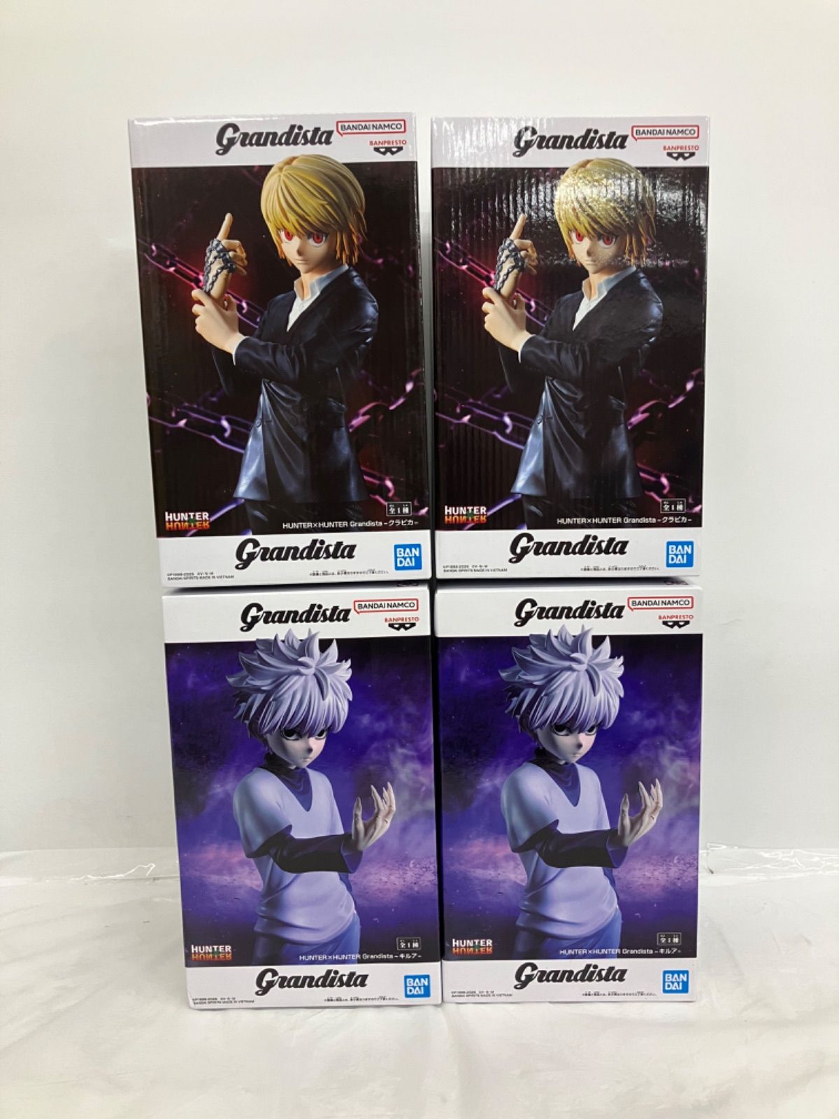 未開封 HUNTER×HUNTER Grandista クラピカ キルア フィギュア 2種4個