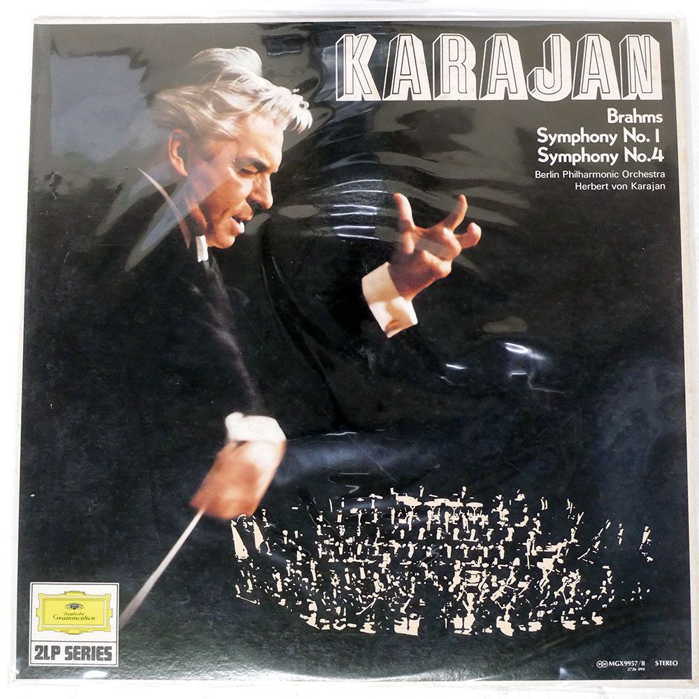 国内盤 カラヤン/SYMPHONY NO.1, SYMPHONY NO.4/DG MGX9957 LP - メルカリ