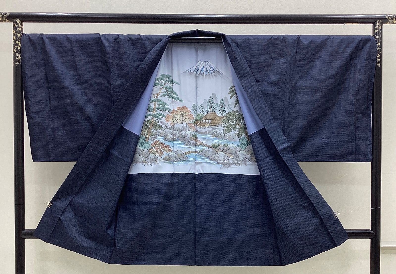 中古品 袷羽織 大島紬 メンズ 正絹 R466 - メルカリ