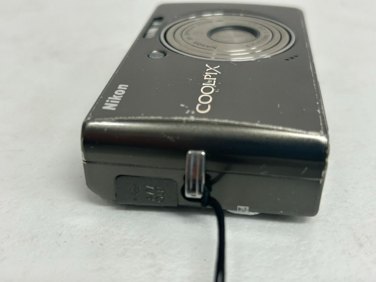 13216-042☆ 【現状品】Nikon/ニコンCOOLPIX S510/デジタルカメラ/本革