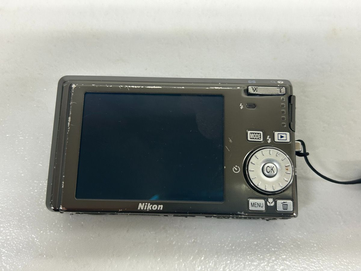13216-042☆ 【現状品】Nikon/ニコンCOOLPIX S510/デジタルカメラ/本革