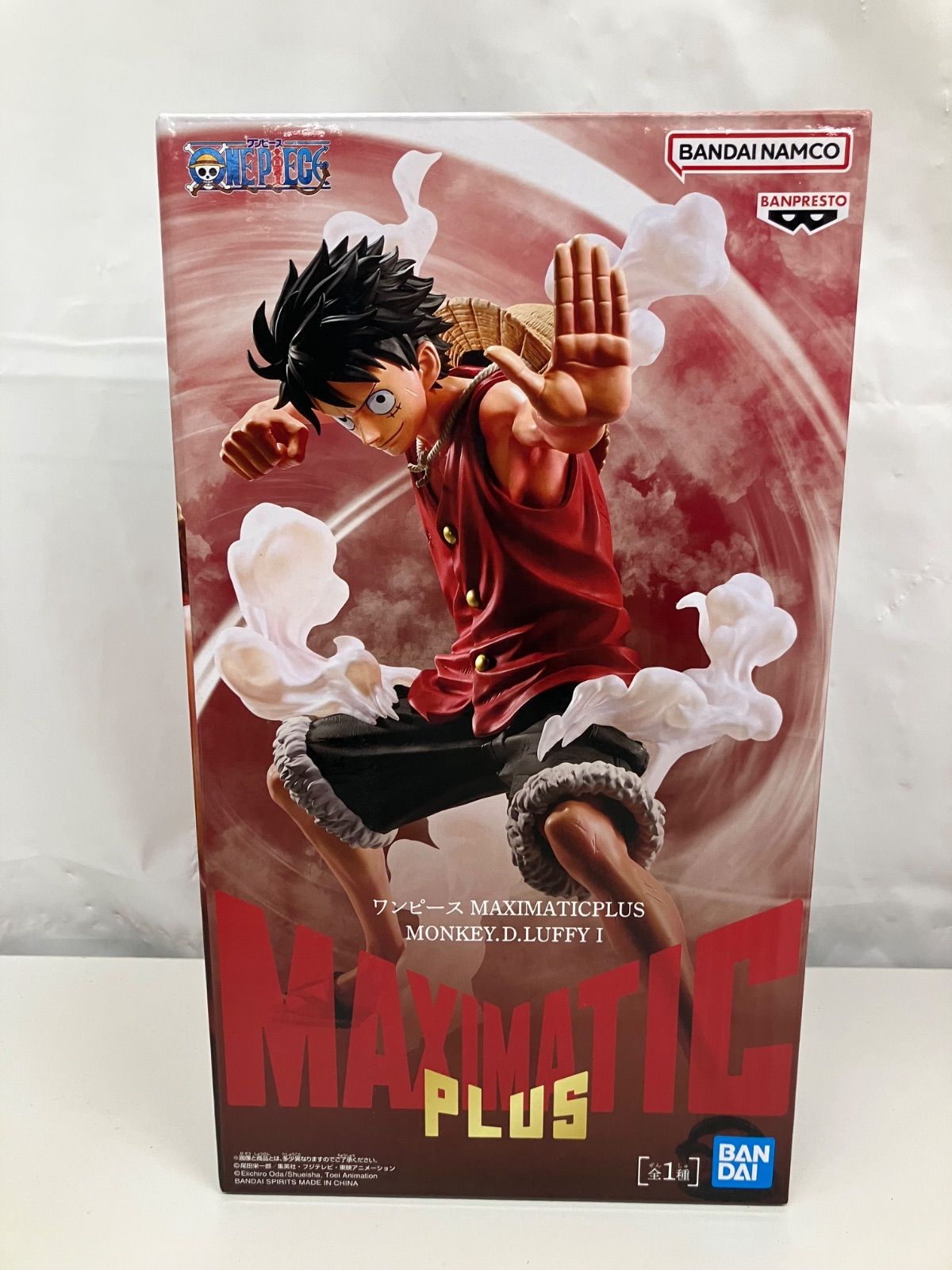 未開封 ワンピース ONE PIECE MAXIMATICPLUS MONKEY.D.LUFFY Ⅰ 3個