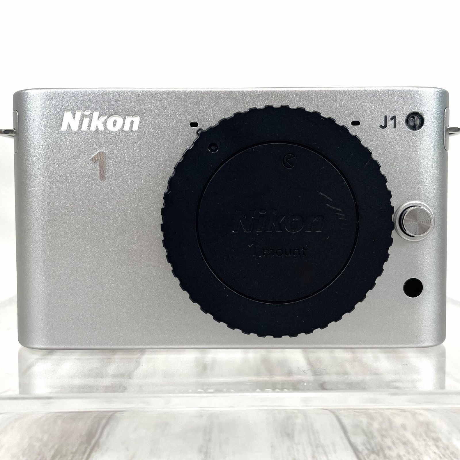 Nikon ニコン 1 J1 シルバー ミラーレス一眼カメラ e691 - メルカリ