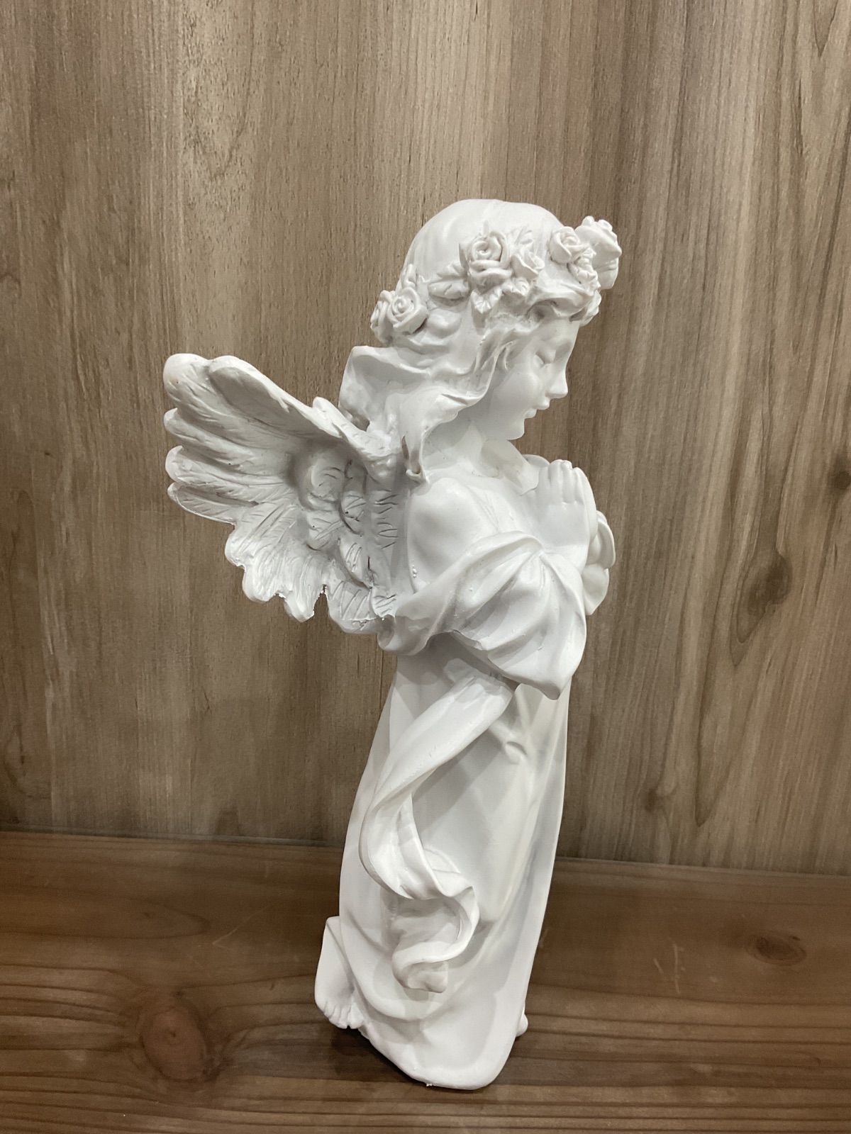 天使の置物 オブジェ 天使の置物 置物 平和 アンティーク - メルカリ