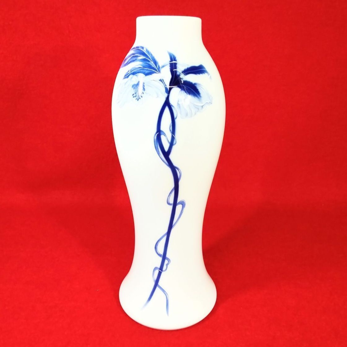 有田焼 深川製磁 オリエンタルブルー ヌーボー 9号 花生 花瓶 《NO