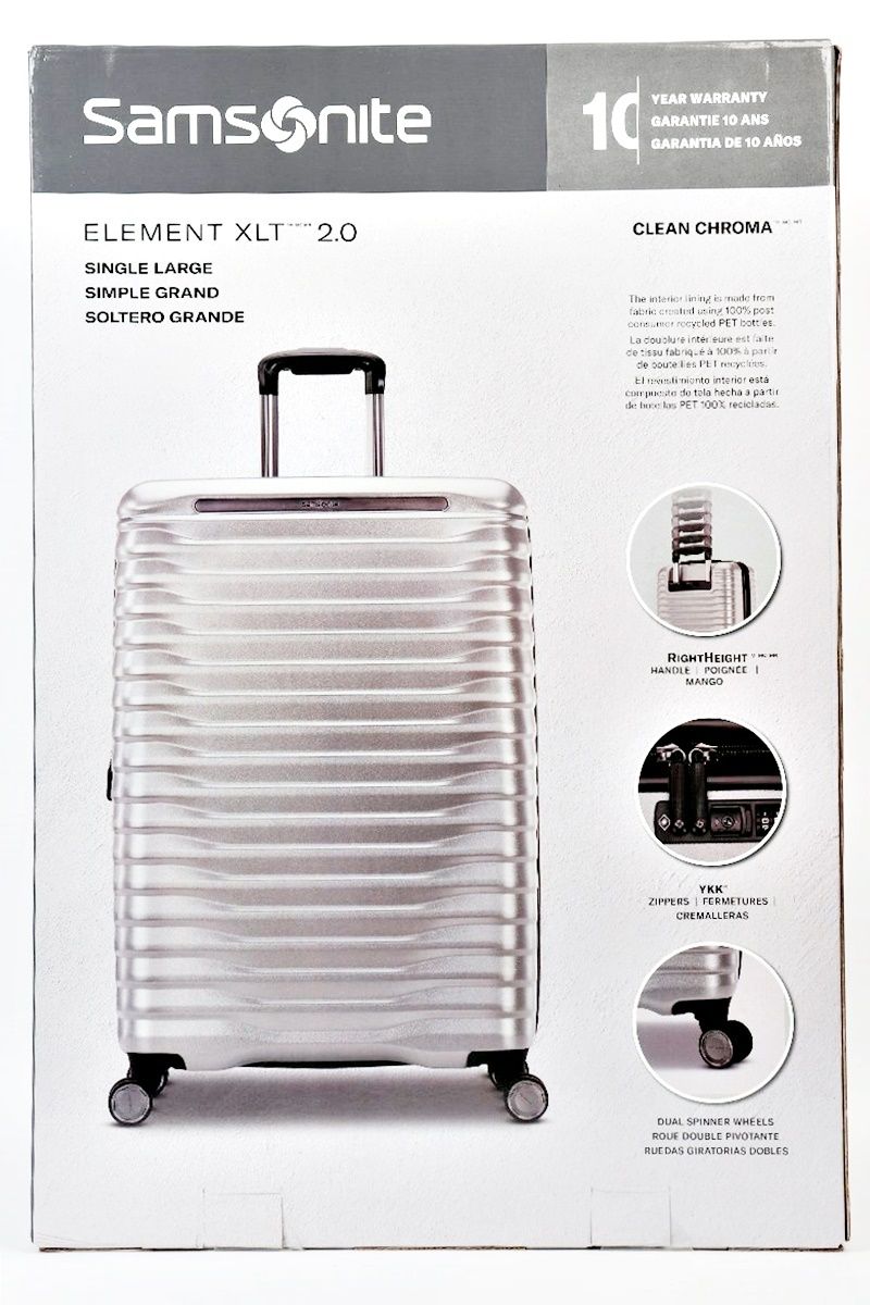 サムソナイト エレメント スーツケース 27インチ シルバー Samsonite