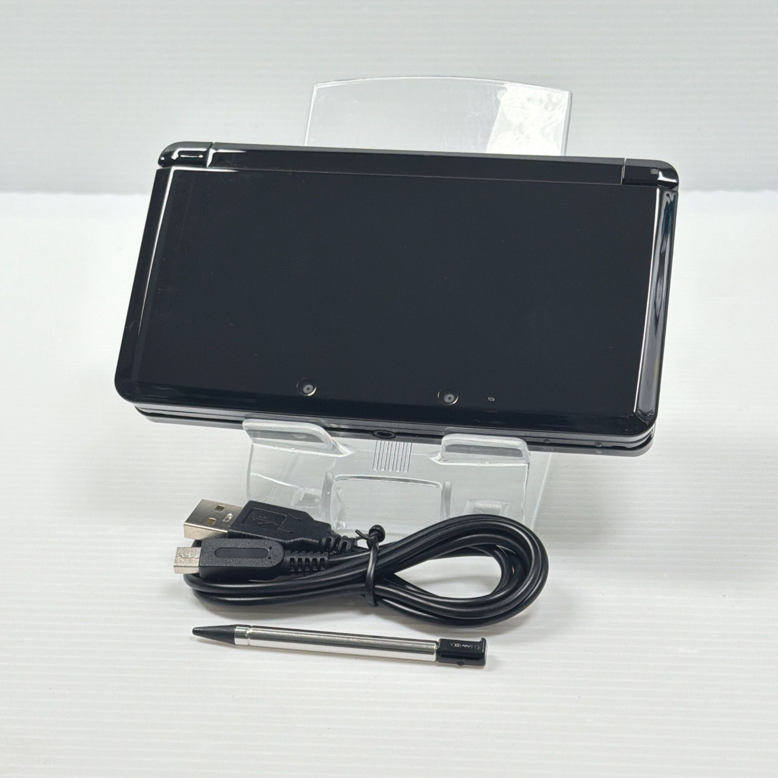 極美品 ニンテンドー 3DS クリアブラック 遊べるセット 動作確認済み