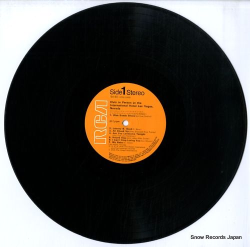 レコード】エルヴィス・プレスリー プレスリー・イン・パースン SX-60