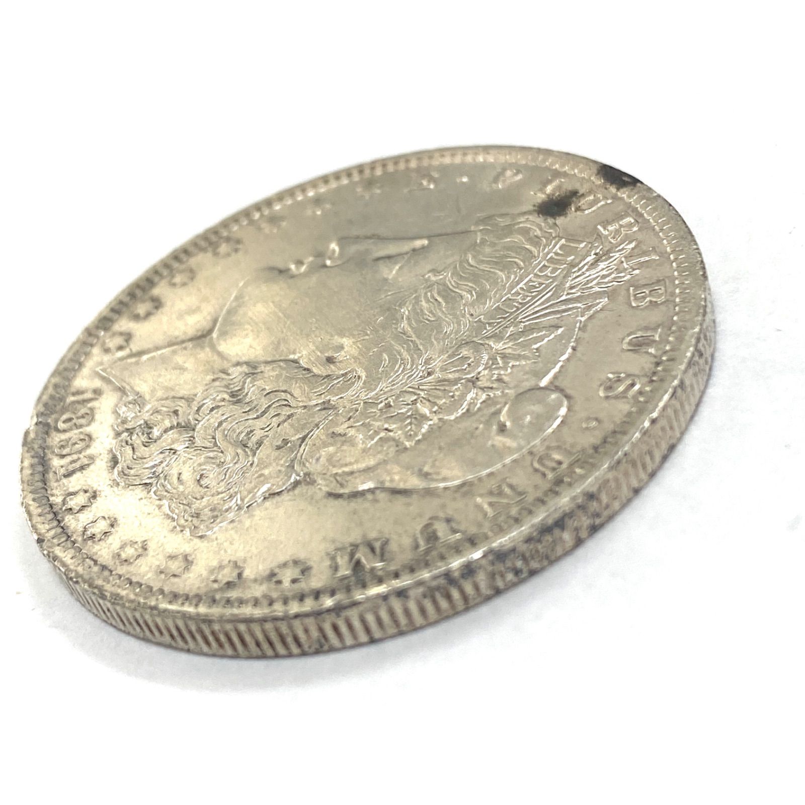 1891年 アメリカ モルガン・ダラー銀貨 アンティークコイン 外国貨幣