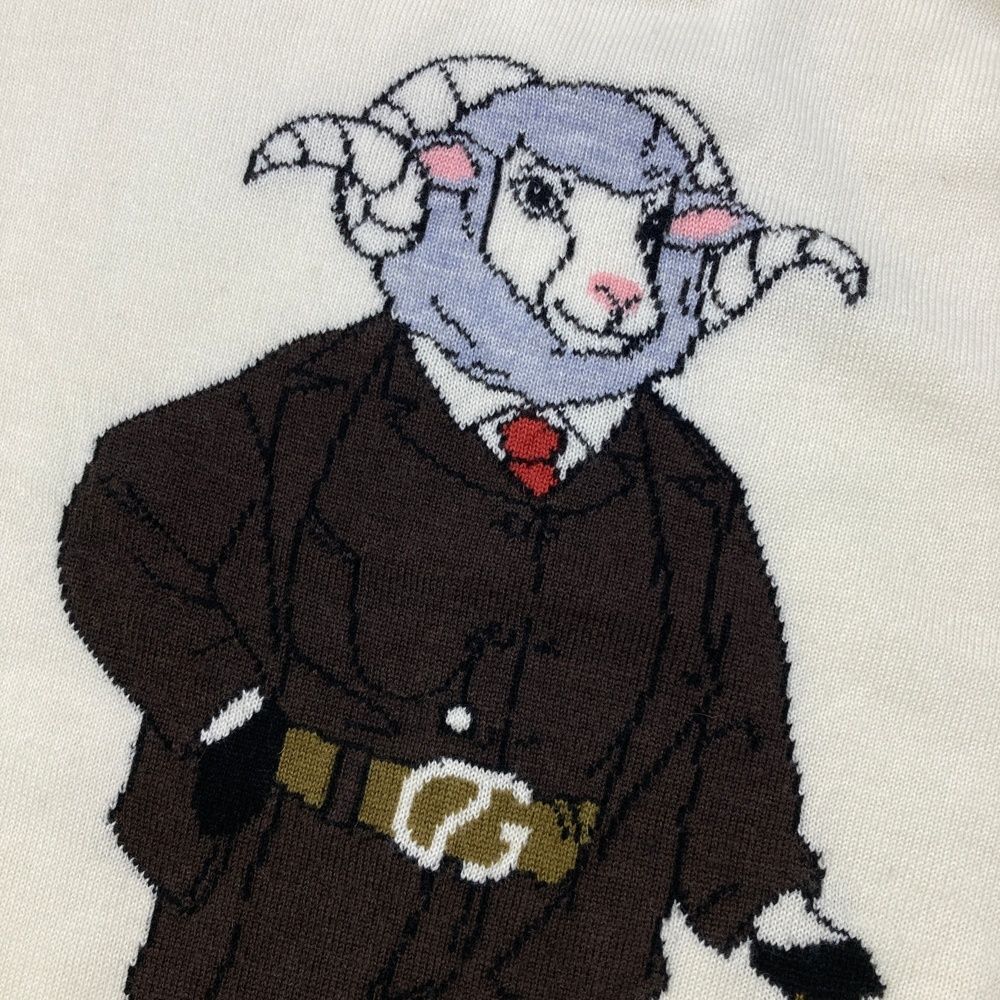 サイズ：4 CPG GOLF シーピージーゴルフ ウール混 ニットセーター 羊