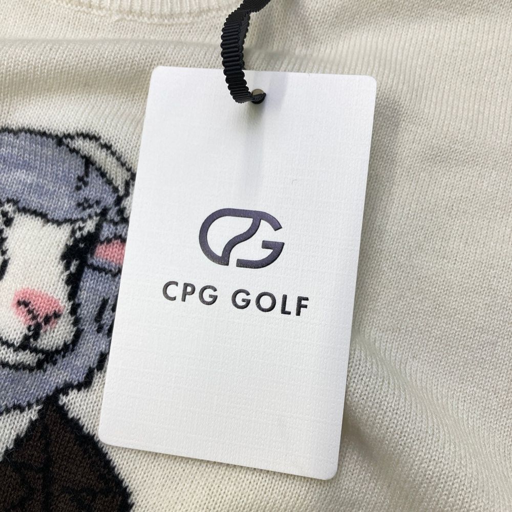 サイズ：4 CPG GOLF シーピージーゴルフ ウール混 ニットセーター 羊
