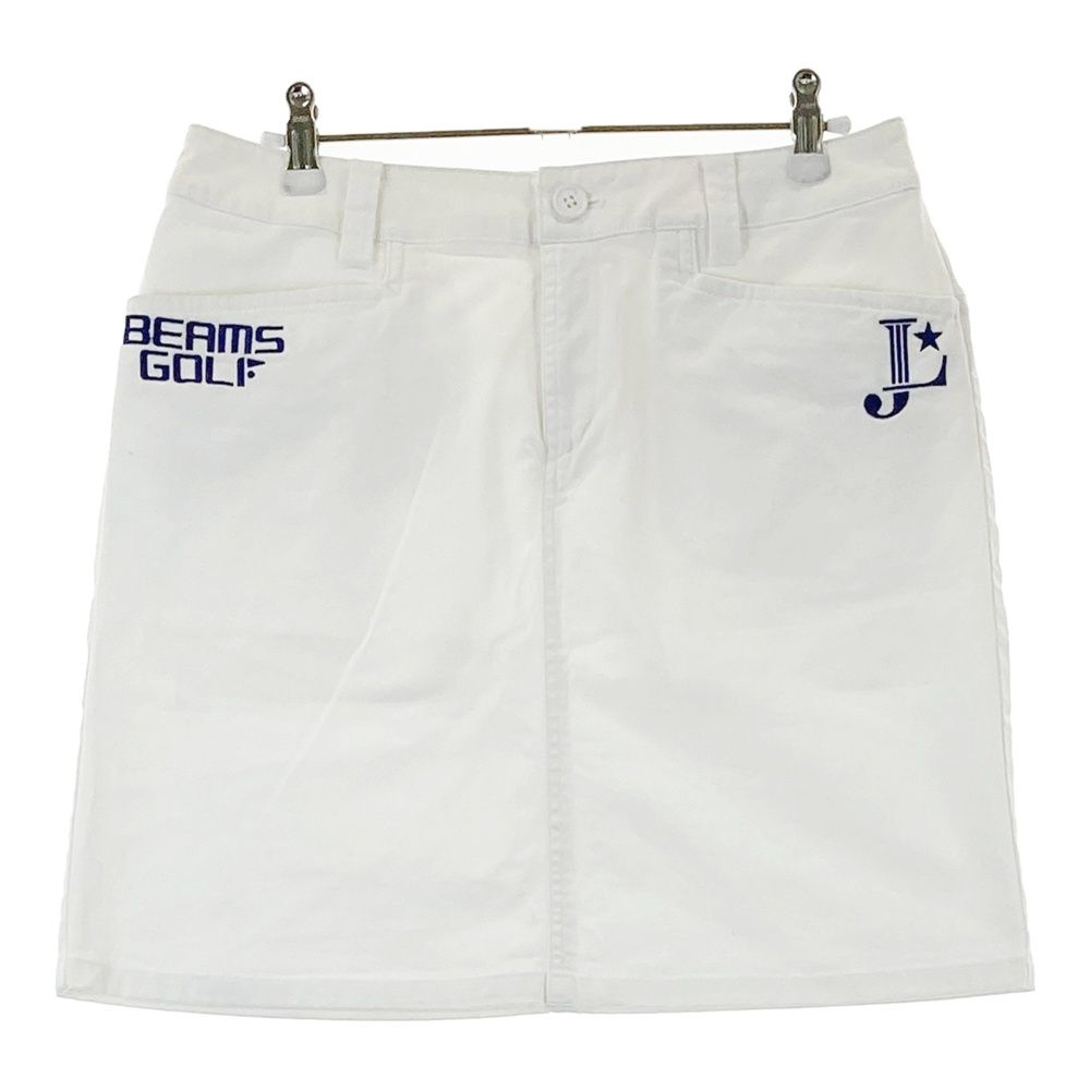 サイズ：L BEAMS GOLF ビームスゴルフ ストレッチスカート ホワイト系