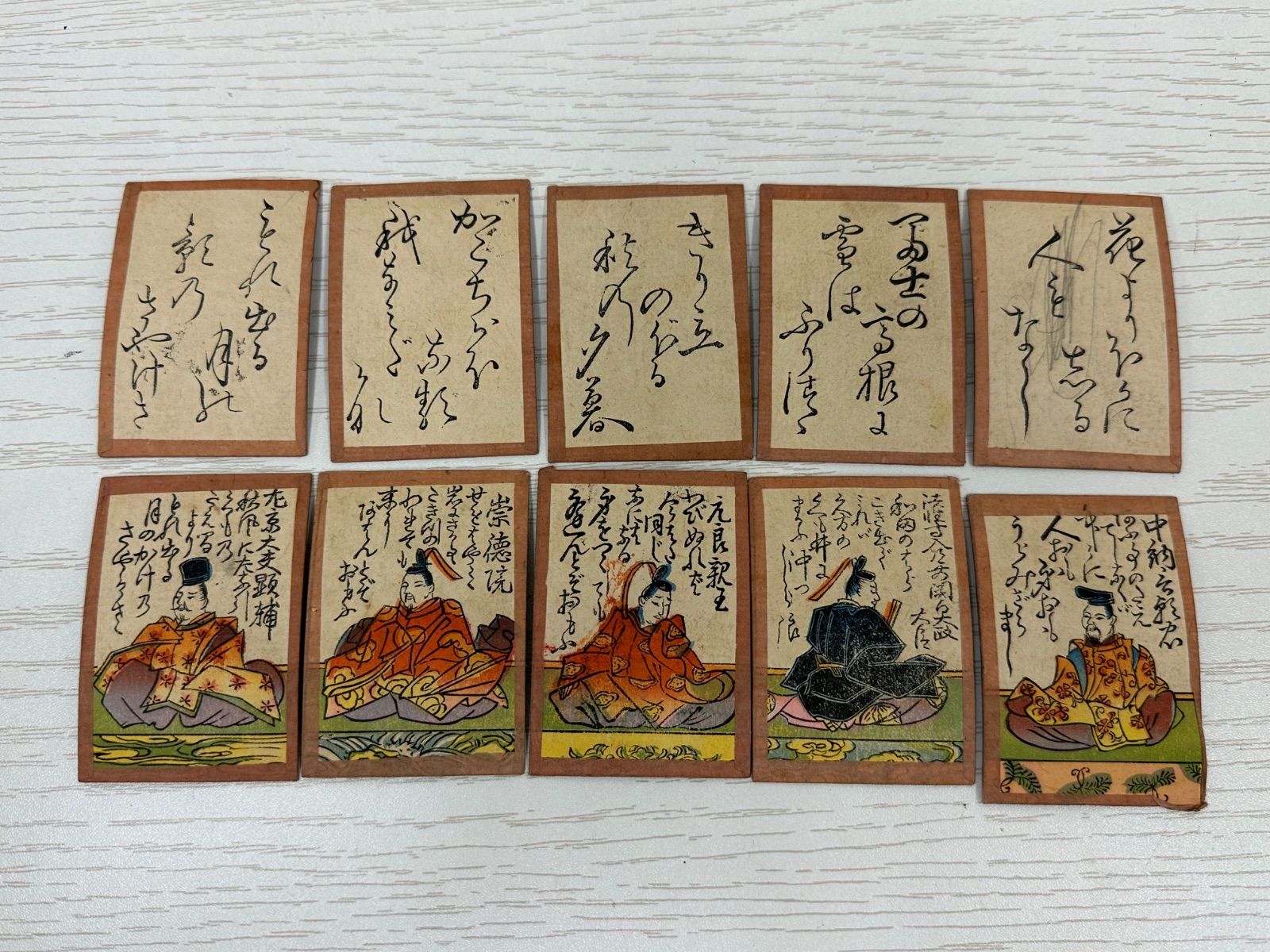 ZA151-z】小倉百人一首 明治期 木箱 ケース入り 鳥柄 - メルカリ