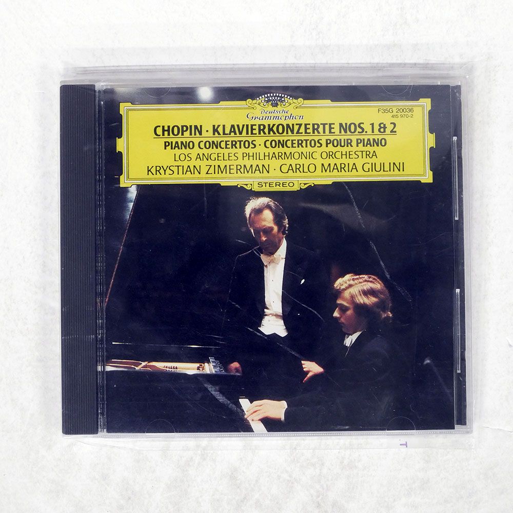 国内盤 クリスティアンツィマーマン/ショパンピアノ協奏曲 第1番&第2番