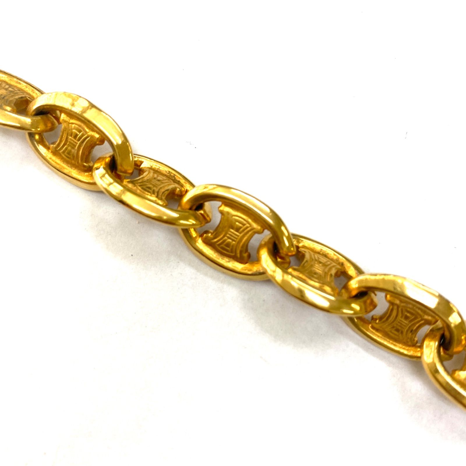 オールドセリーヌ CELINE ブレスレット トリオンフシェーヌダンクル