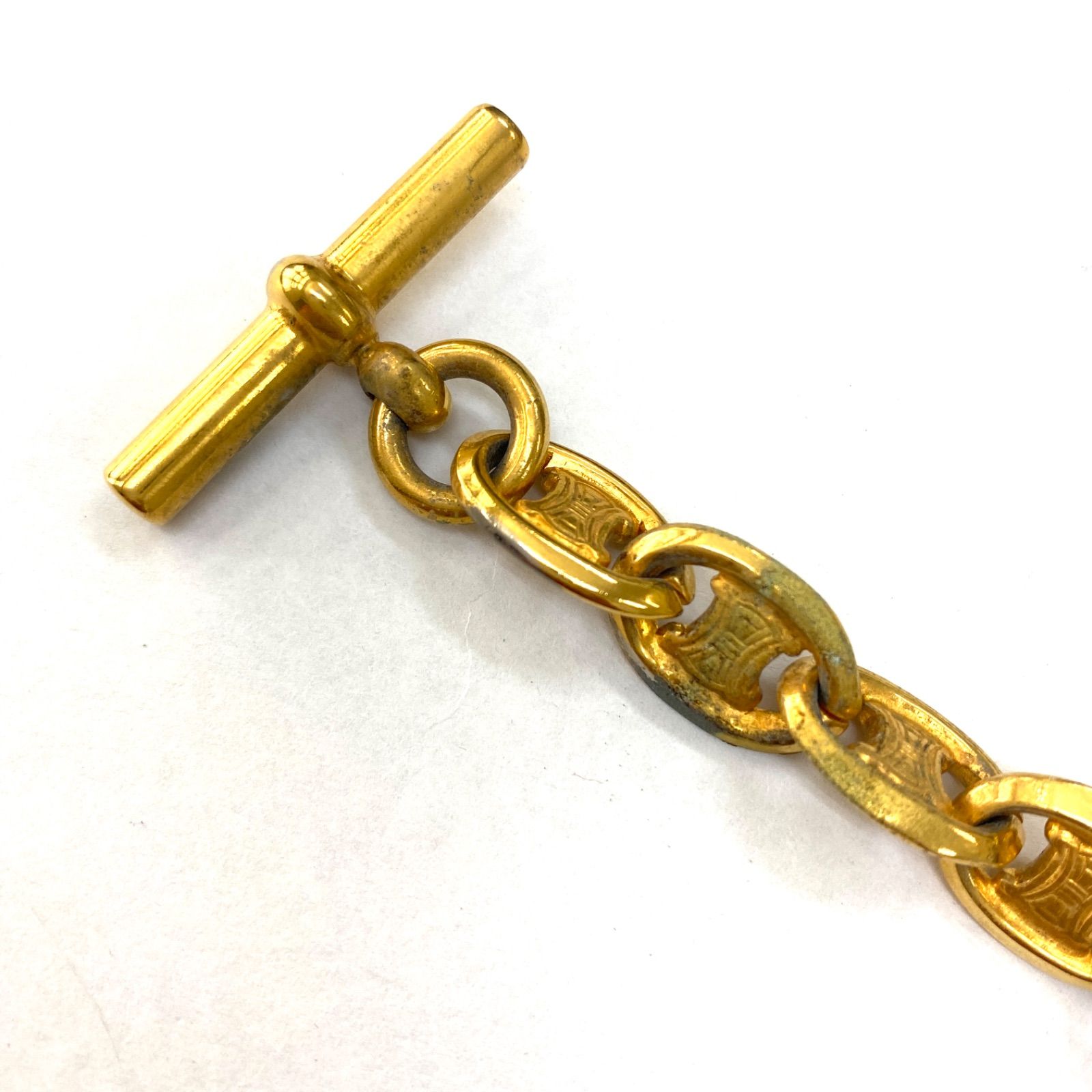 オールドセリーヌ CELINE ブレスレット トリオンフシェーヌダンクル