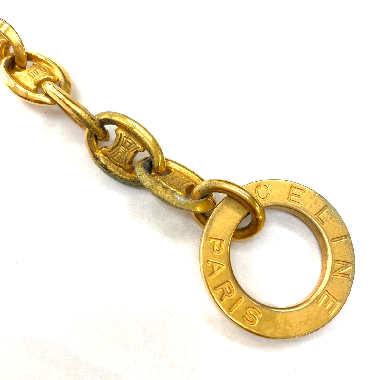 オールドセリーヌ CELINE ブレスレット トリオンフシェーヌダンクル