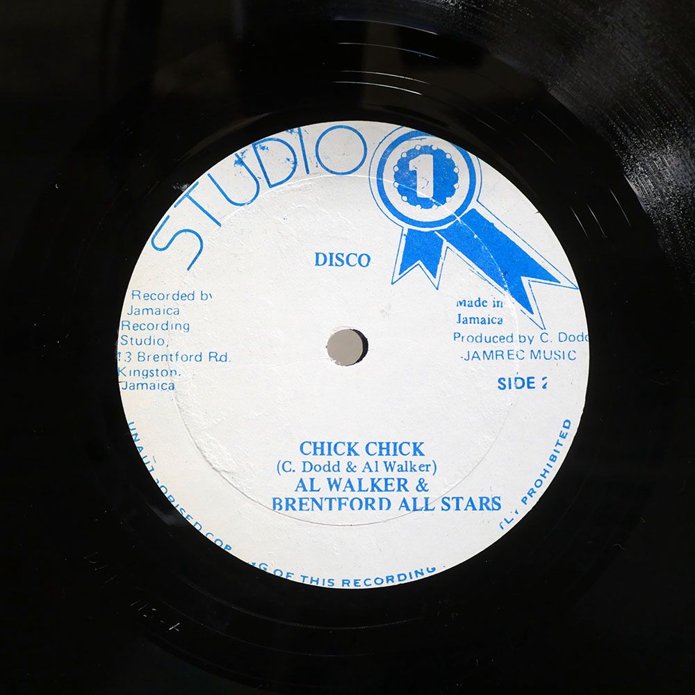 ジャンク ジャマイカ盤 AL WALKER & BRENTFORD ALL STARS/CHICK CHICK