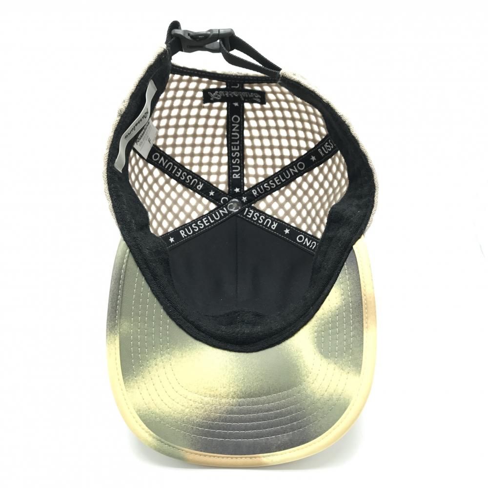 美品】ラッセルノ メッシュキャップ ブラウン×イエロー系 ルチャマスク